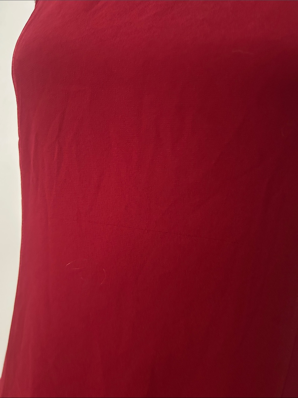 Babeyond Deep Red Ruffle Dress - Picture 3 of 4